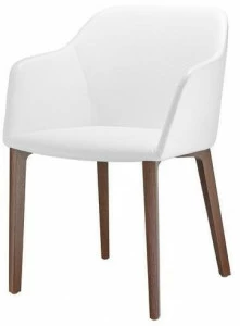 Brunner Кожаное кресло с подлокотниками Fina