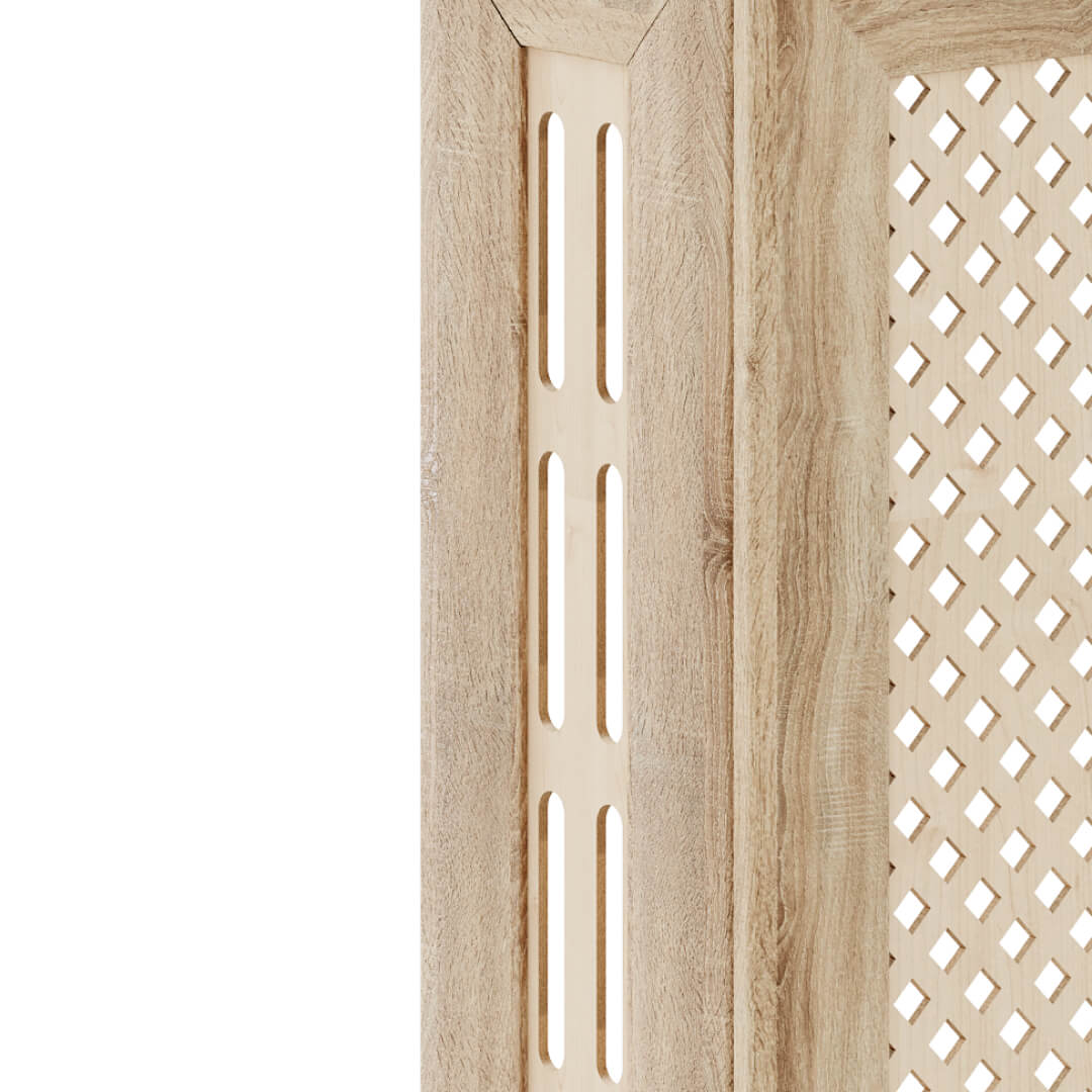 Боковины для экрана универсальные, дуб сонома (упак. 2шт) STELLA Standart STSR-1034