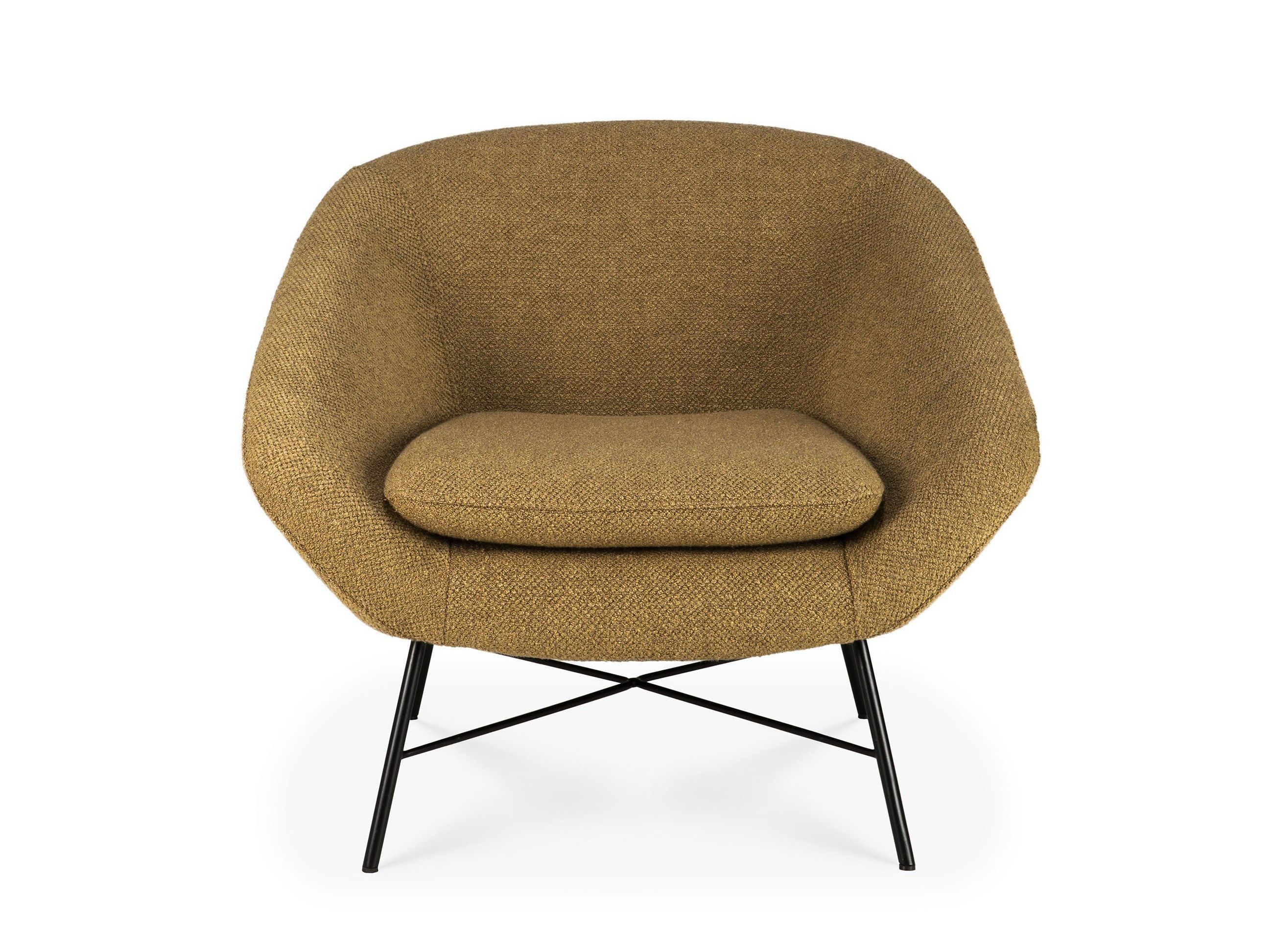 Тканевое кресло с подлокотниками Ethnicraft Барроу ARCH-00012315