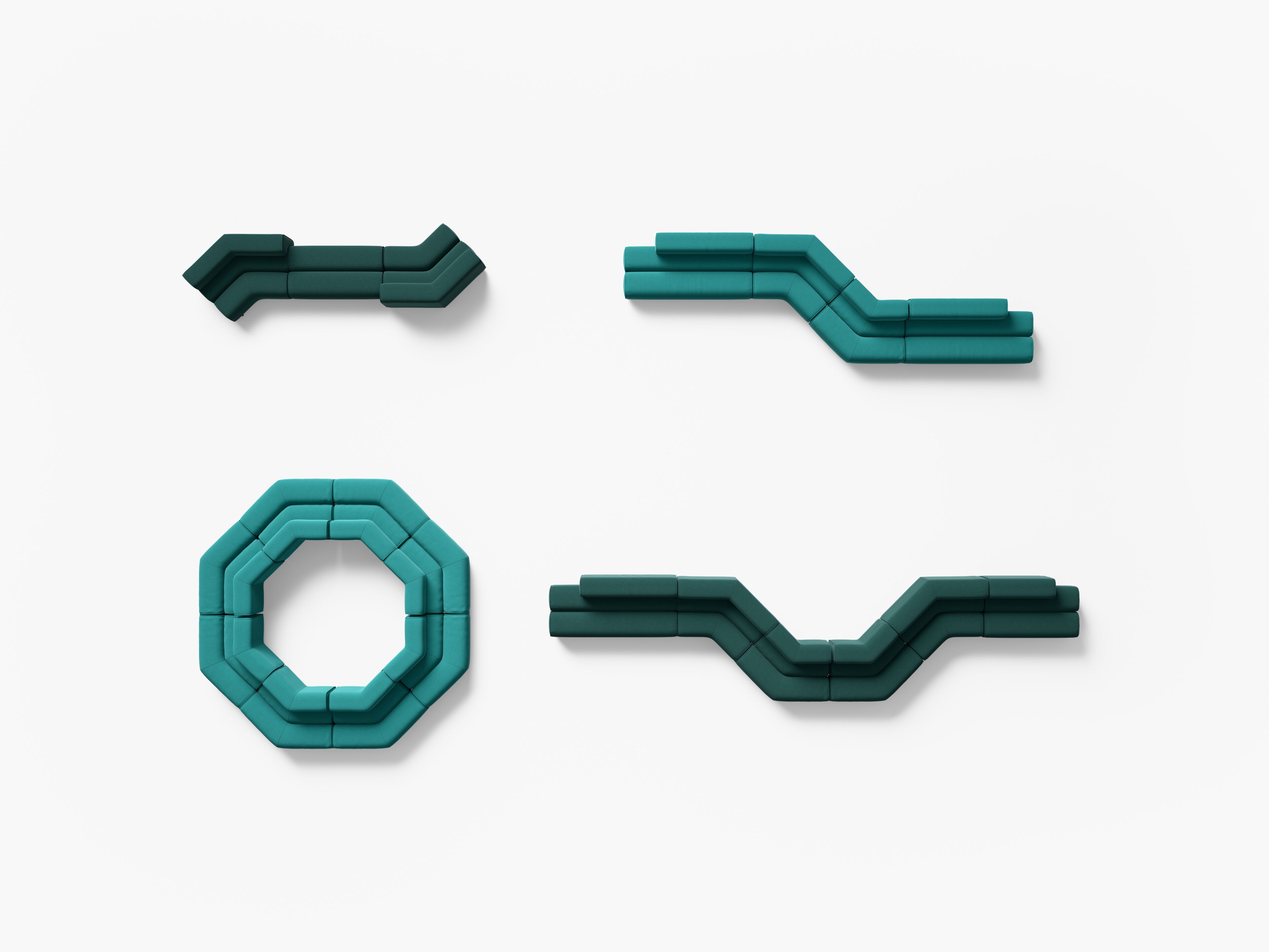 Модульный тканевый диван Desalto Unlimited ARCH-00086167 - Вид №4