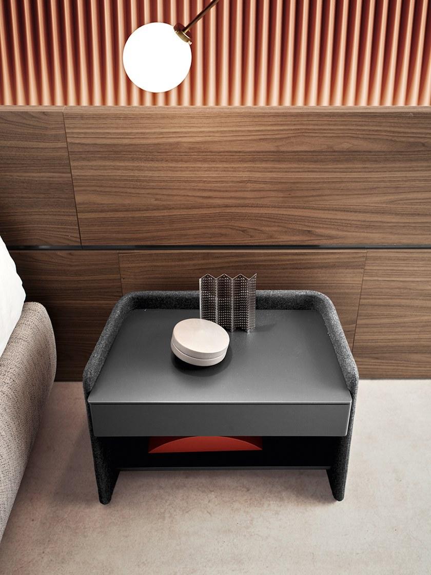 PIANCA Прямоугольная прикроватная тумбочка из лакированной древесины Chloé Chloe sun-id-1429205 - Вид №2