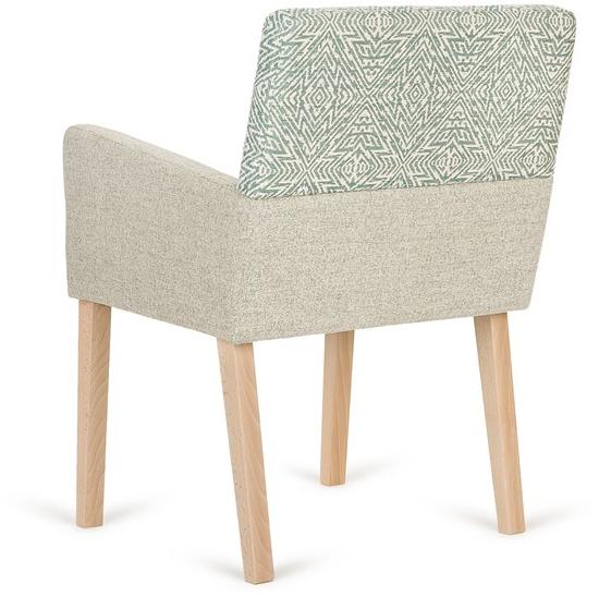 Paged Стул с обивкой и подлокотниками Zap sun-id-1349145 - Вид №1