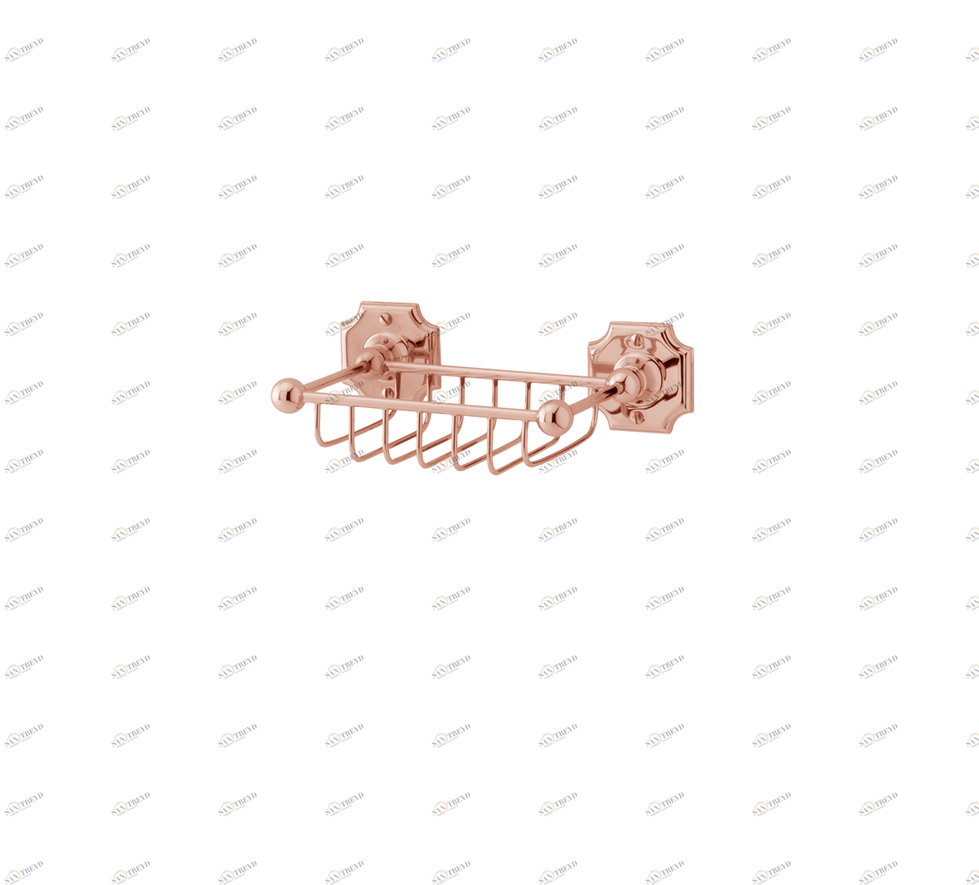 Gentry Home Держатель стакана с кристаллами Regent Розовое золото GH101866