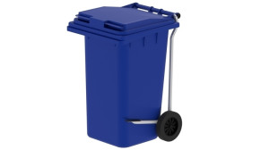 Мусорный бак 240 литров с крышкой и педалью