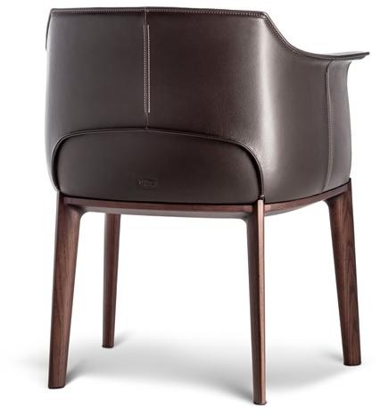 Poltrona Frau Мягкое кожаное кресло с подлокотниками La collezione - tavoli e sedie sun-id-1455150 - Вид №1