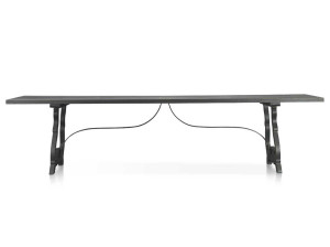 Прямоугольный обеденный стол из массива дерева