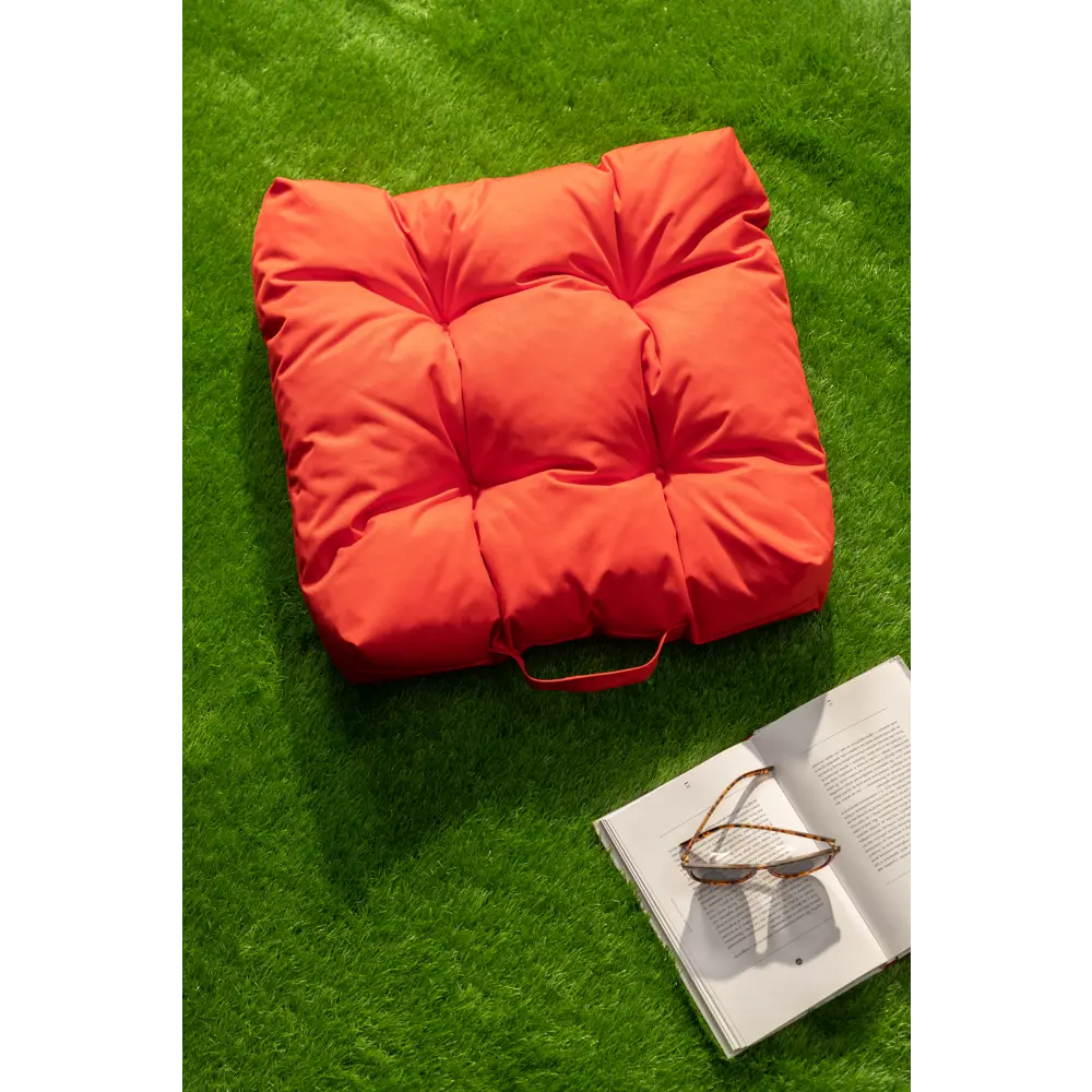 Сидушка для пикника Linen Way 50х50х10 см водоотталкивающая цвет красный 84036151 STLM-2184273  - Вид №3