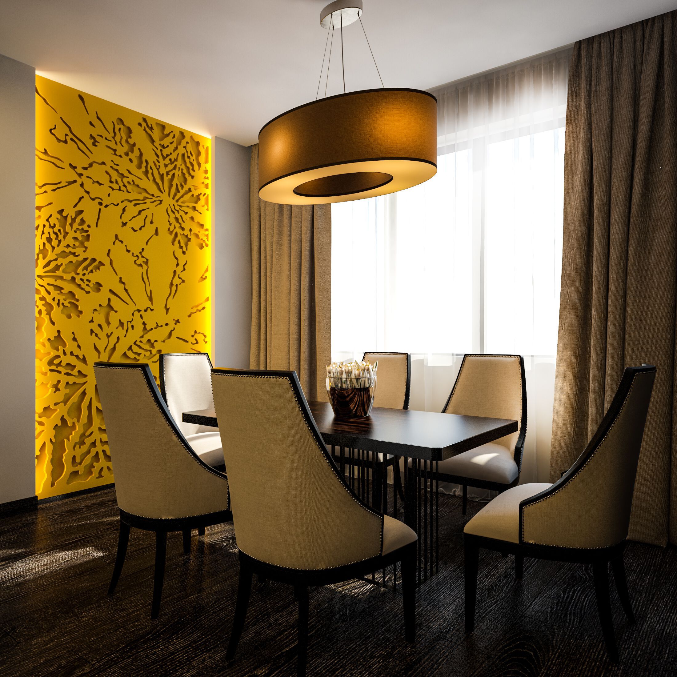 Трехмерная декоративная гипсовая панель WallDeco BOTANICA ARCH-00055922 - Вид №1