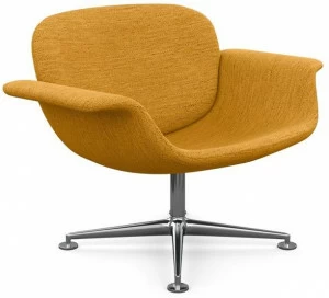 KNOLL Поворотное тканевое кресло с подлокотниками Kn