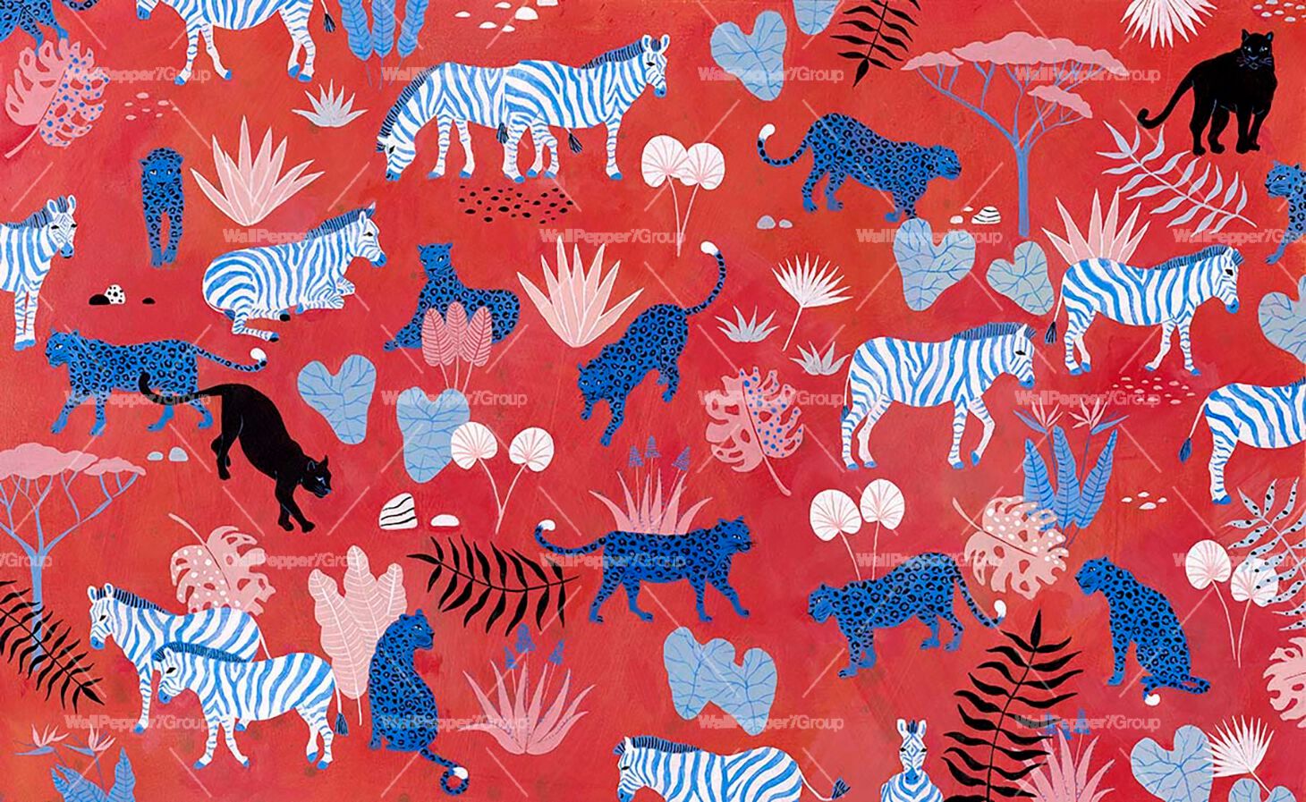 Тропические обои ПВХ бесплатно, экологически чистые, моющиеся WallPepper окружающая среда ARCH-00052058 - Вид №2