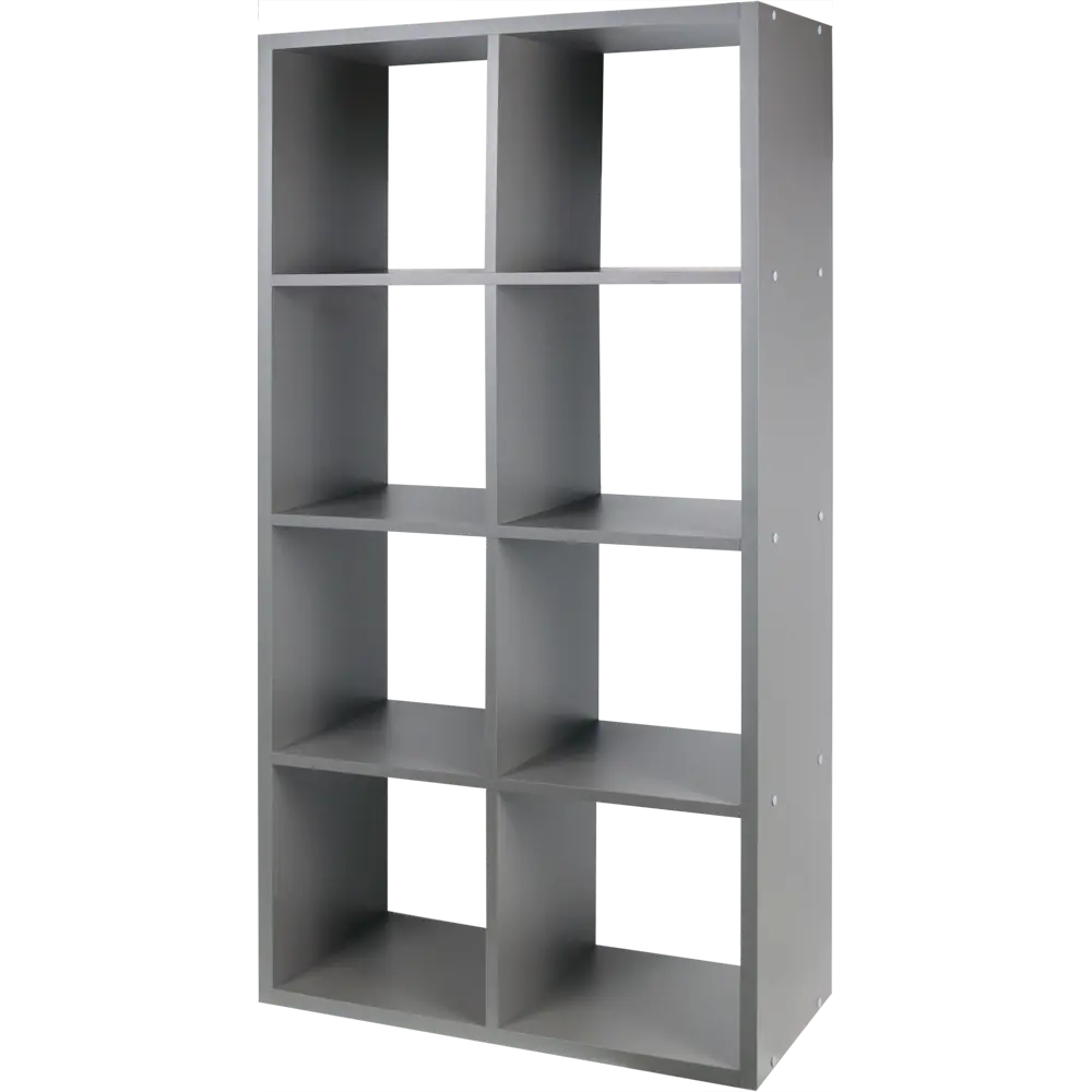 Стеллаж 8 секций 70х137.2х31.5 см, ЛДСП, цвет графит 82108200 STLM-2006109 Santreyd 