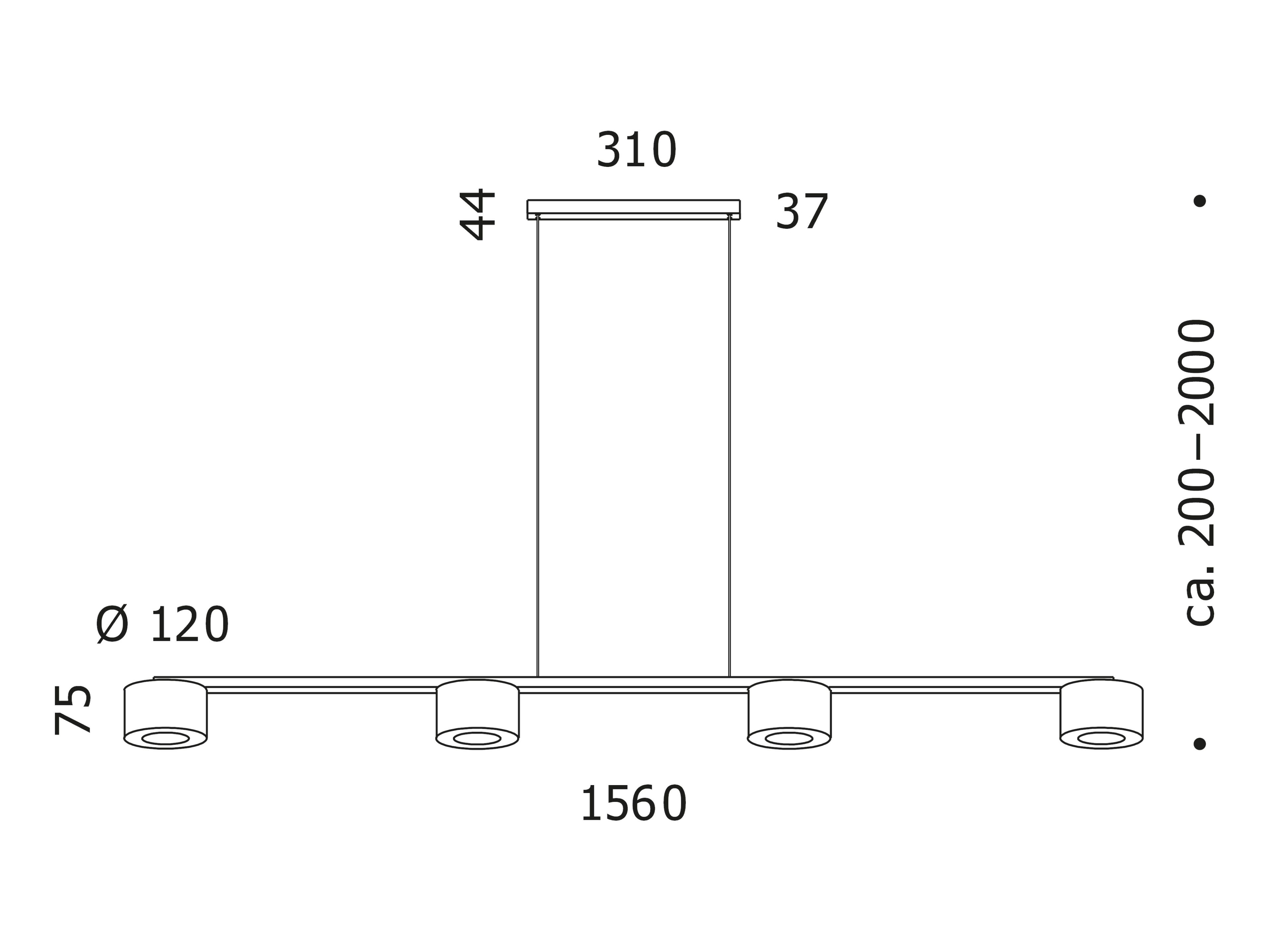 Стеклокерамический светодиодный подвесной светильник serien.lighting РИФ ARCH-00115507 - Вид №12