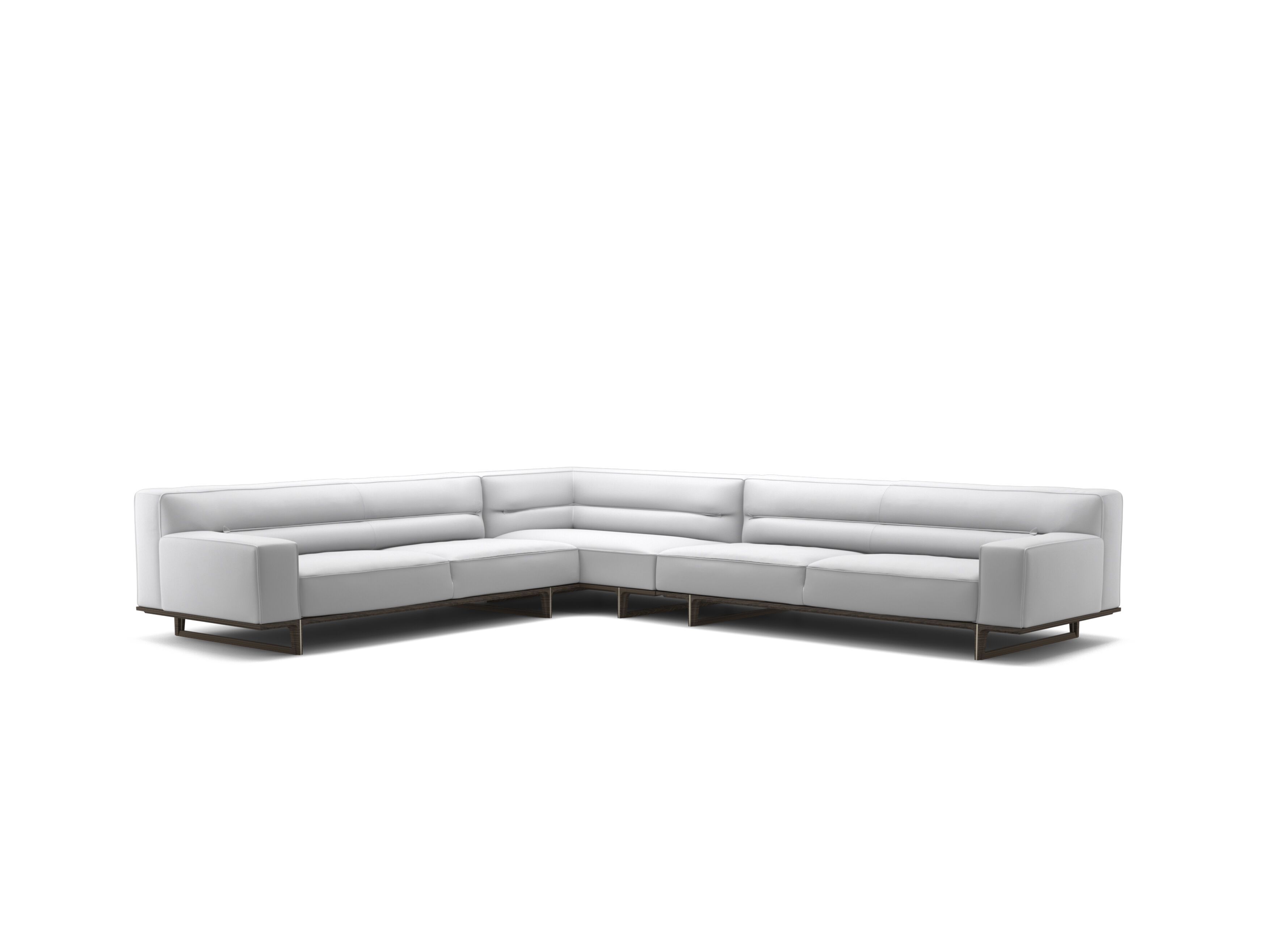 Кожаный модульный угловой диван Natuzzi Italia кендо ARCH-00052407 - Вид №6