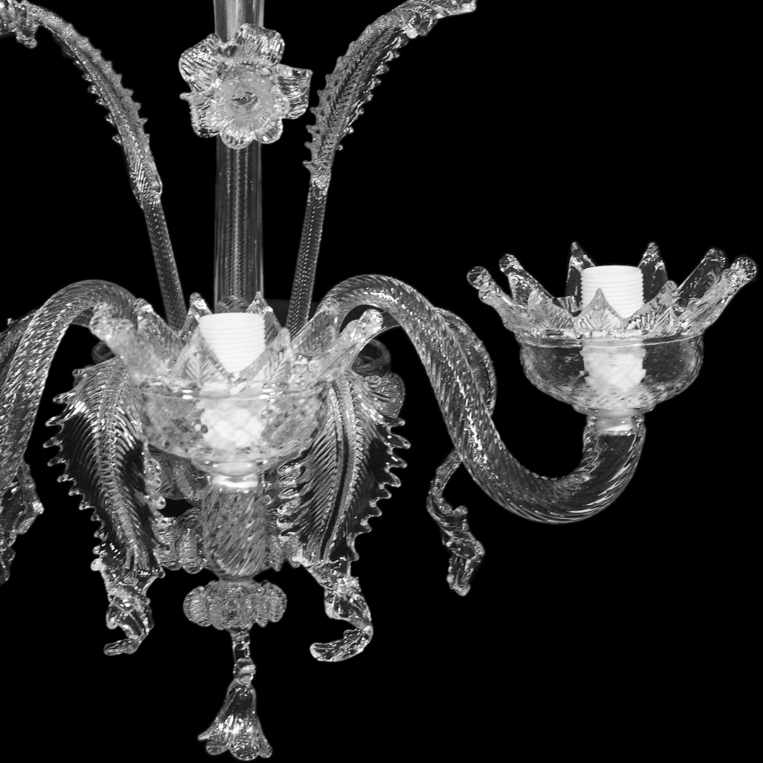 1964 ORIGINALMURANOGLASS Настенный светильник Бра Кристальный - Классик - муранское стекло OMG 45 см  - Вид №1