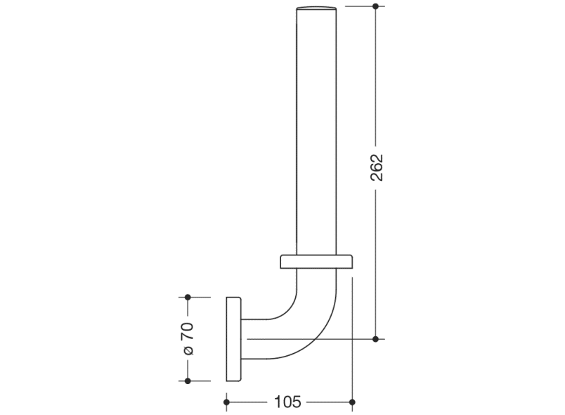 801.21B402 запасной держатель бумаги HEWI Edition matt | Polyamid  - Вид №5