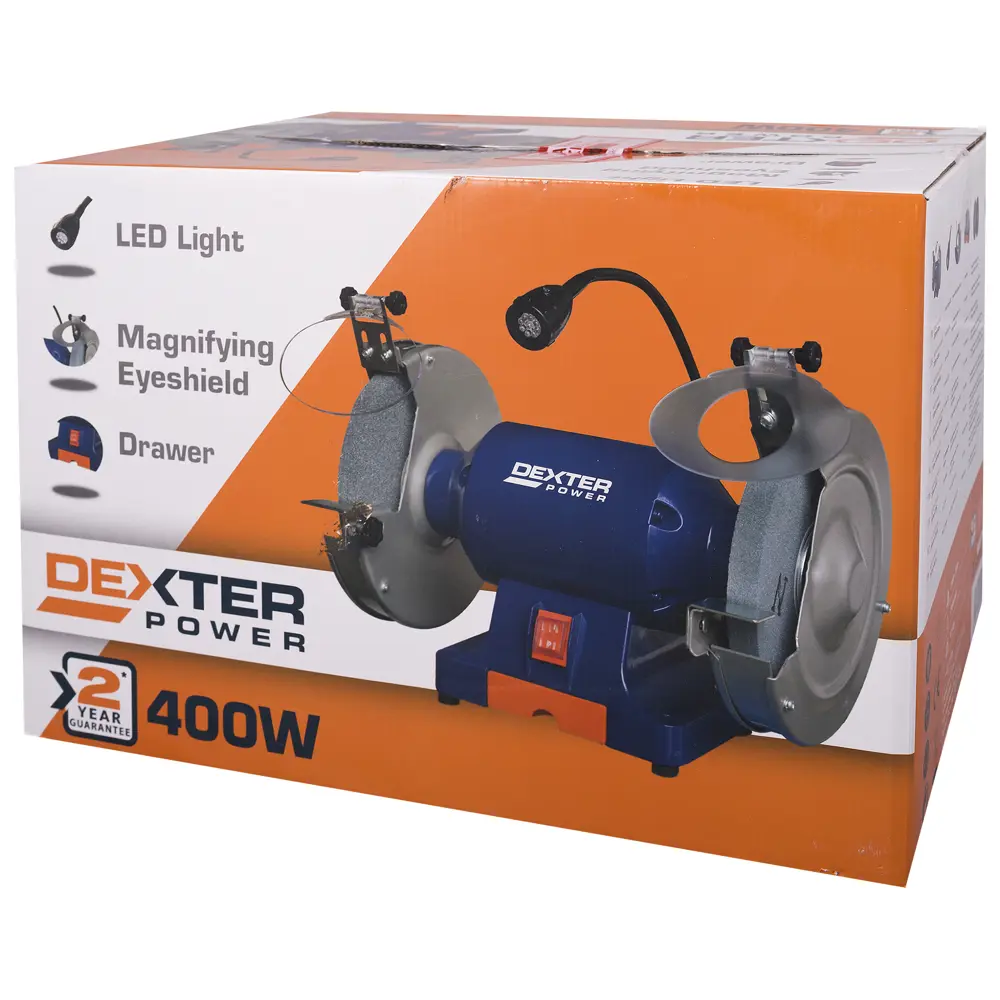 Точило Dexter Power MD3220AL-1, 400 Вт, 200 мм 17927697 STLM-2197686  - Вид №2