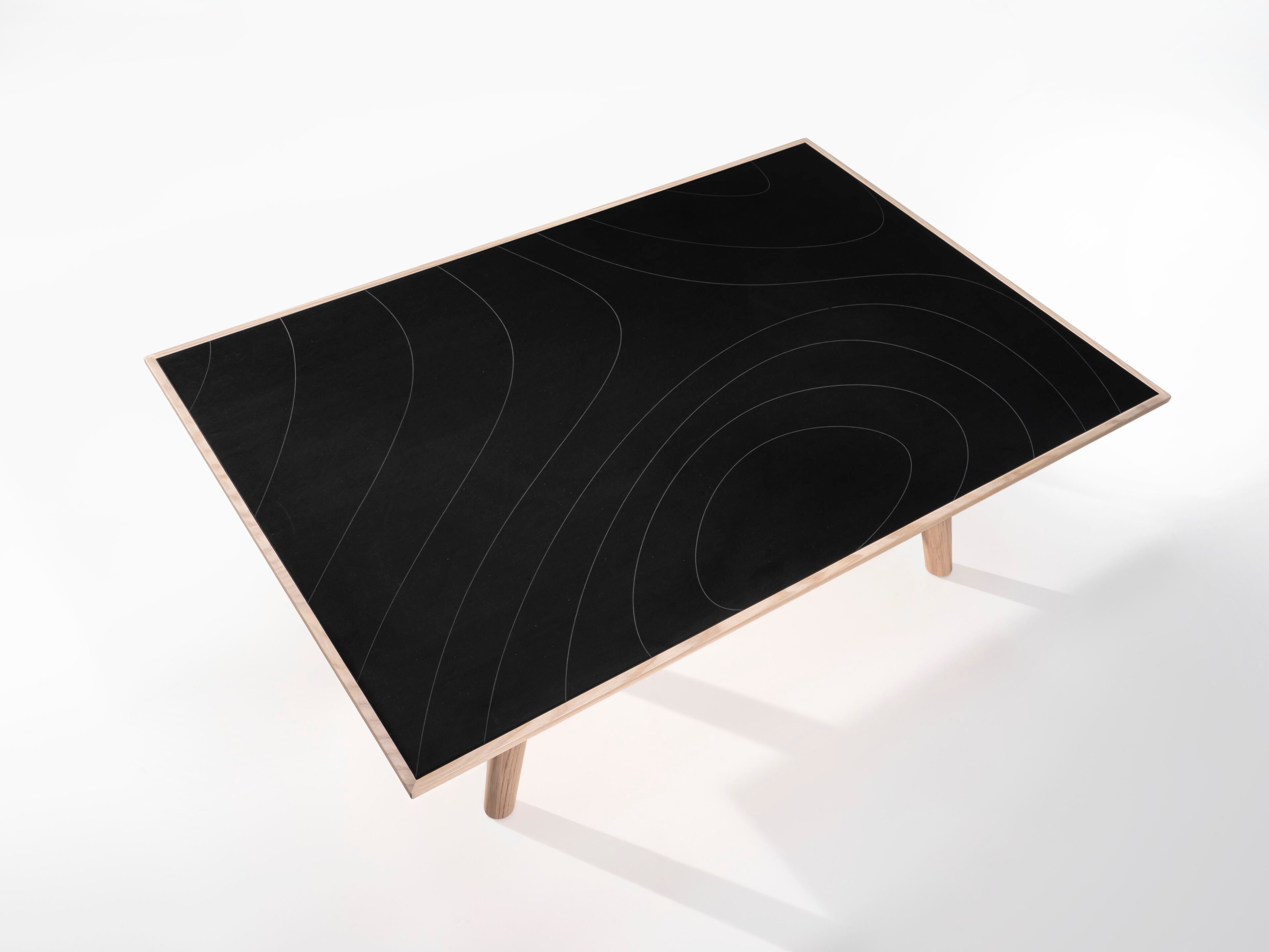 Низкий деревянный журнальный столик с столешницей из PaperStone® Agon Essence RE-WOOD ARCH-00074639 - Вид №1