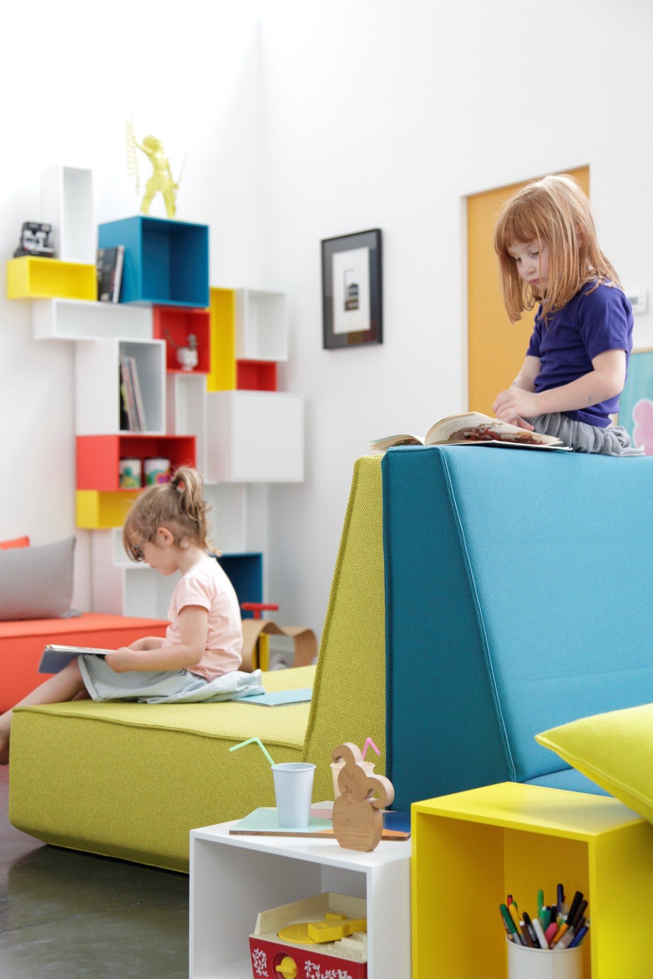 2-местный модульный тканевый диван Cubit by Mymito ARCH-00132467 - Вид №21