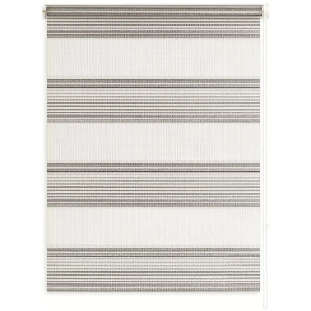 Штора рулонная день-ночь Miamoza Verona 80x160 см серая 83502899 STLM-2100973 Santreyd