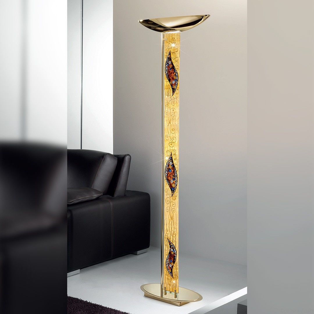 Kolarz 0252.41.3.Ki.Au торшер золото Delphi 100298