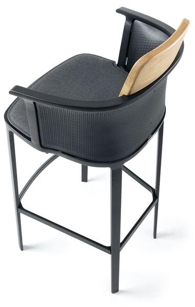 Ethimo Табурет садовый высокий алюминиевый Nicolette sun-id-1499305 - Вид №3