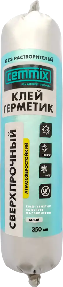 Полиуретановый клей-герметик Cemmix для сложных швов 350 мл 83742226