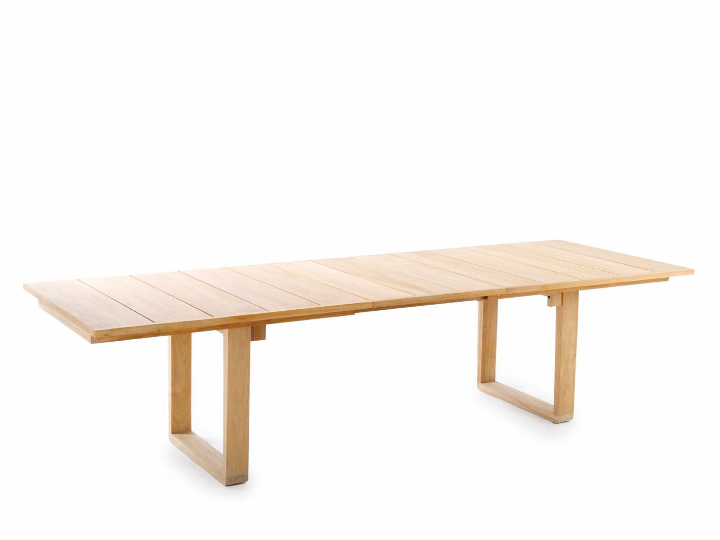 Выдвижной прямоугольный стол из тикового дерева Unopiù Cosette ARCH-00043381 - Вид №1