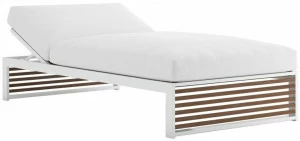 GANDIABLASCO Лежащая грядка из тика Dna teak