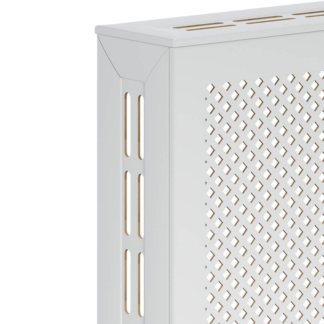 Экран для радиатора 60х60 см Глория белый STELLA Standart STSR-1082