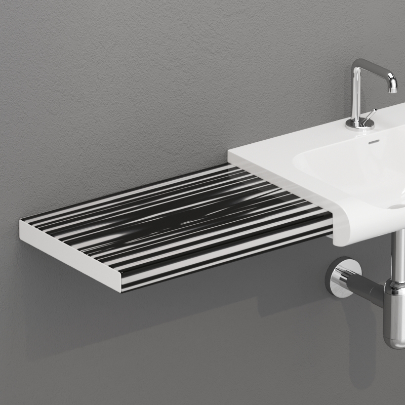 341833 Столешница из керамики 52x35,5 цвет Декор Kerasan Inka project Италия