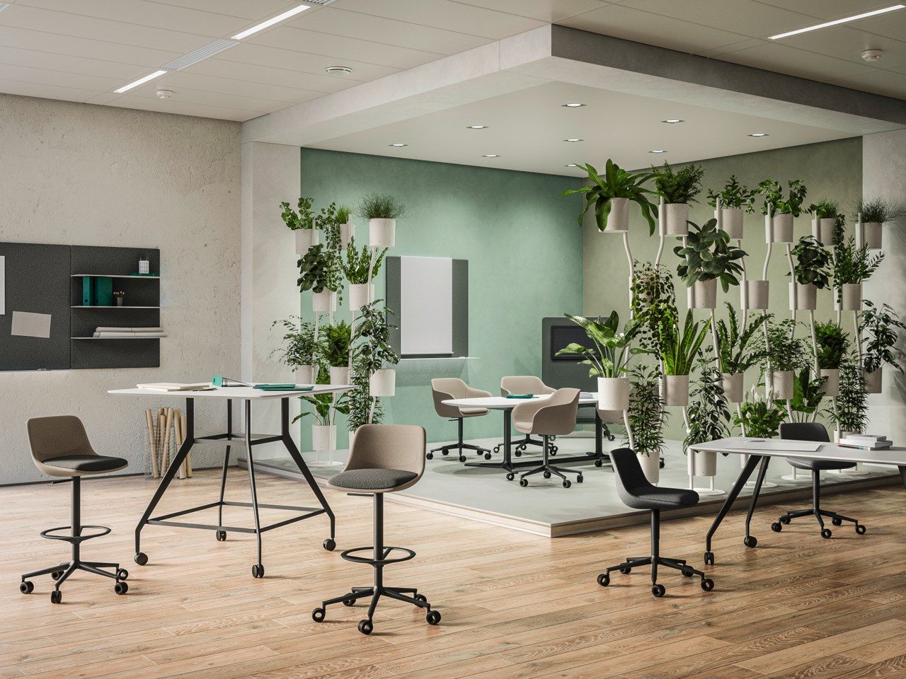 5 спиц поворотный офисный стул с подставкой для ног Brunner crona ARCH-00069934 - Вид №2