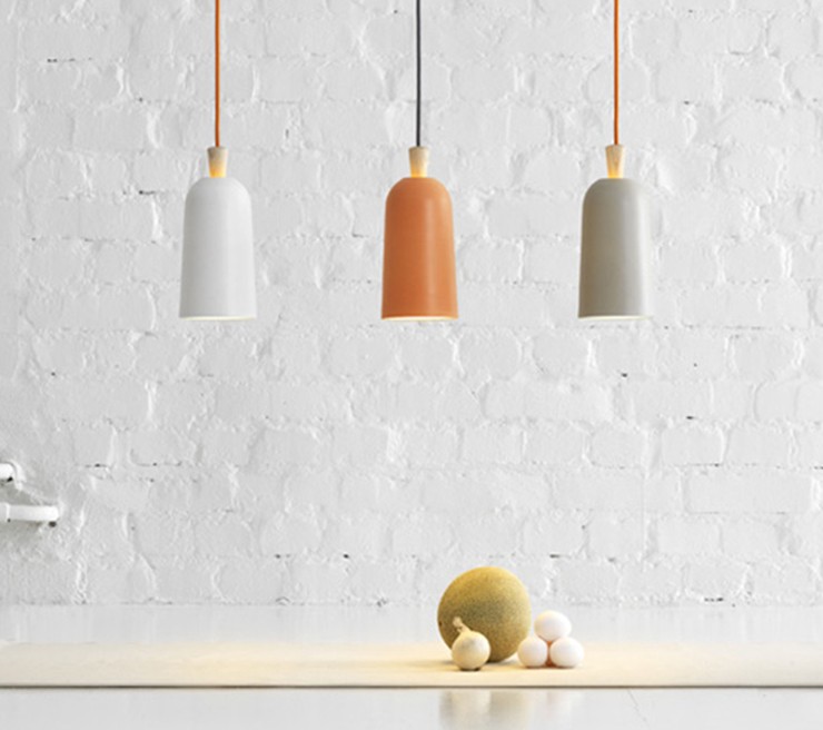 Ex.T Fuse Small Подвесной светильник серый с оранжевой проволокой EXFUSEPAR/GR - Вид №2