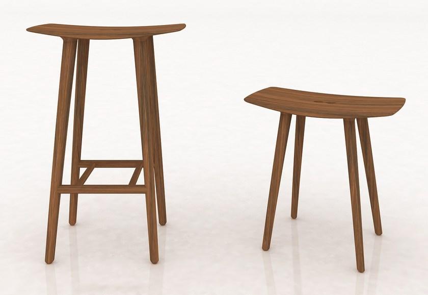 sixay furniture Барный стул из массива дерева с подставкой для ног Paul sun-id-1349811 - Вид №8