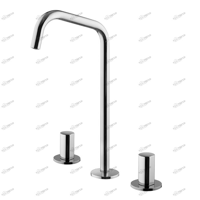 F3191D Смеситель на раковину на 3 отверстия с вращающимся изливом FIMA CARLO FRATTINI So 