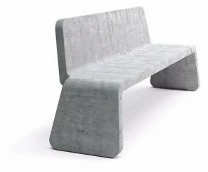 VESTRE Бетонная скамья со спинкой Kyoto