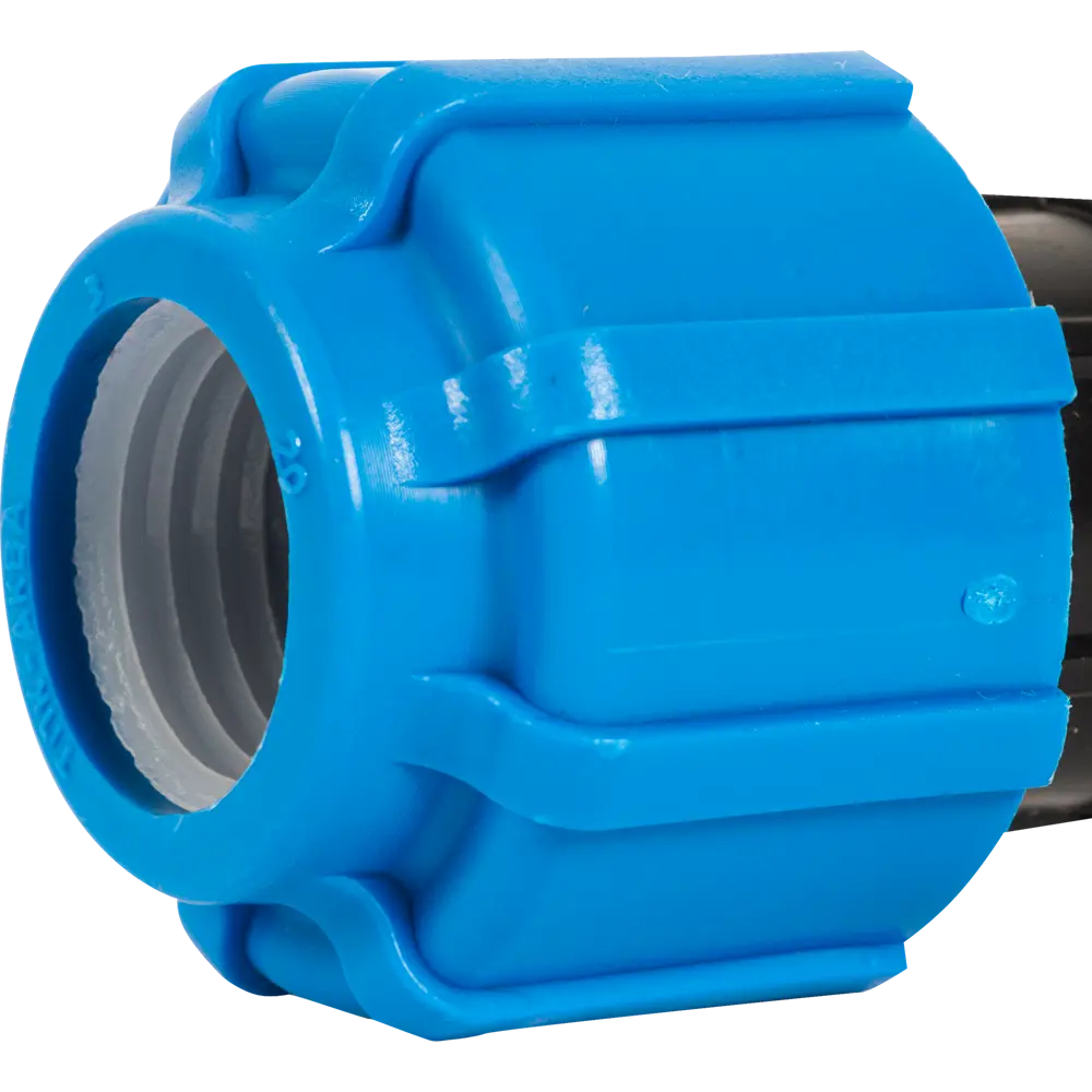 Переходная муфта ПОЛИТЭК 20 мм x 1/2" для полиэтиленовых труб 11738641 STLM-0001452 - Вид №1