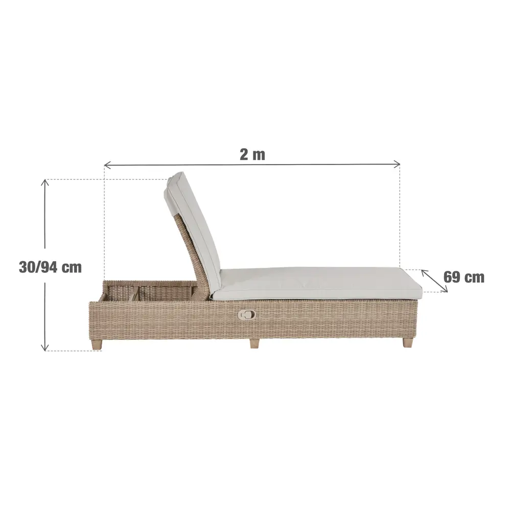 Naterial Medena — Шезлонг для релакса с регулируемой спинкой 87082087 STLM-0073133 - Вид №13