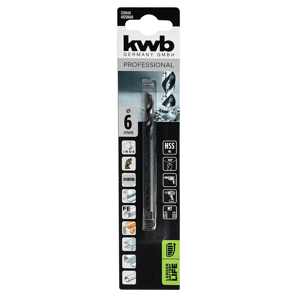 Сверло по металла KWB 258660 6x93 мм 88265521 STLM-2126816  - Вид №3