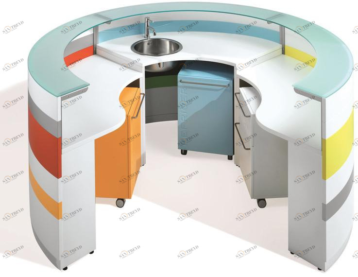 NEWTOM by Ultom Офисный остров для кофе-брейка Twist sun-id-1477503