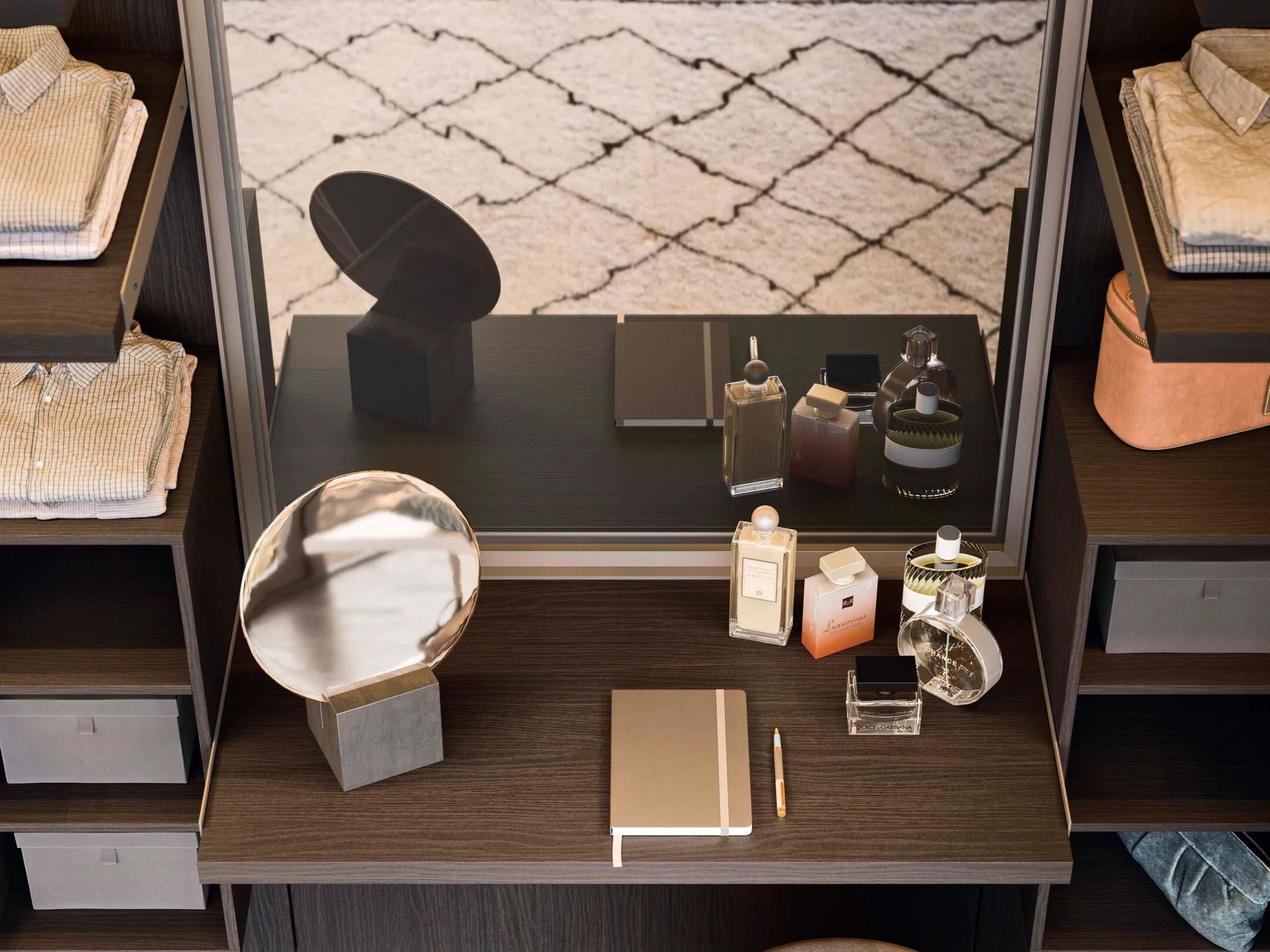 Деревянная секционная гардеробная Alf DaFrè STORE ARCH-00107618 - Вид №9