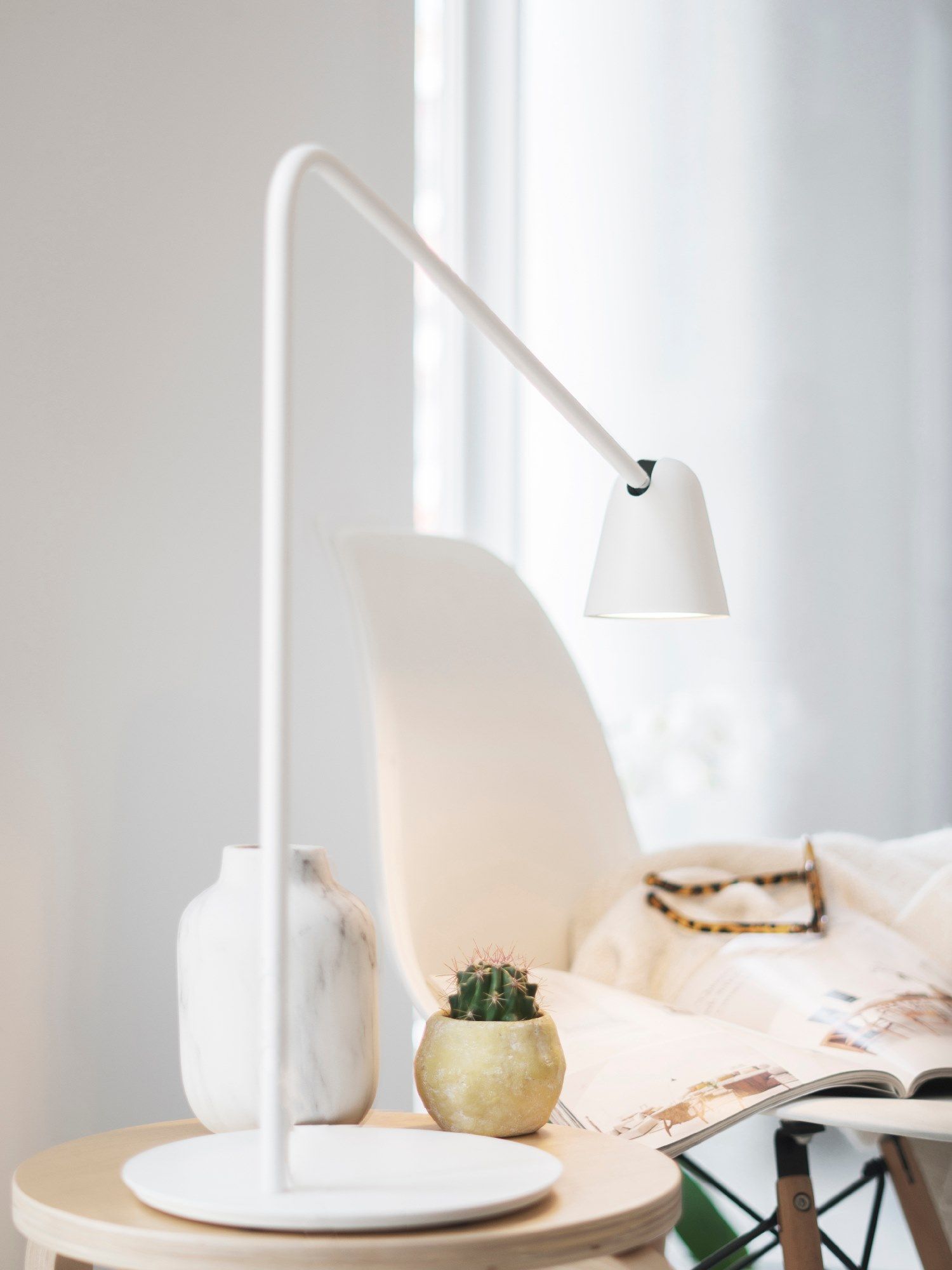 Стальная регулируемая светодиодная настольная лампа Formagenda Chaplin ARCH-00064240 - Вид №10