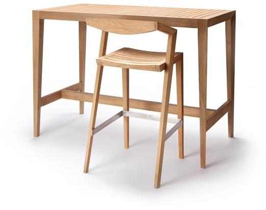 Feelgood Designs Прямоугольный высокий стол из тика Urban sun-id-1377254 - Вид №4