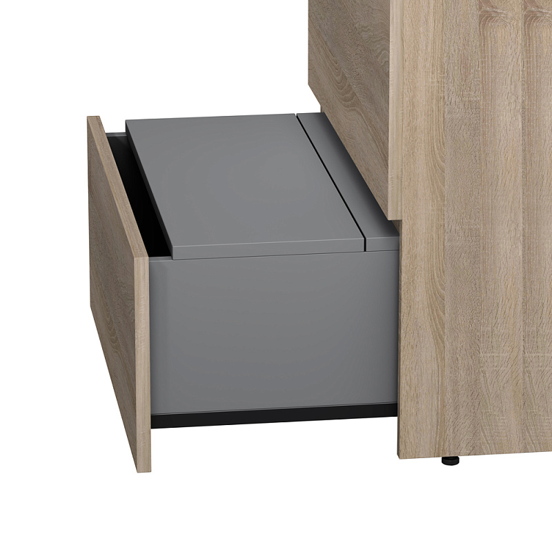 M91FSX0602OF База под раковину напольная 60 см 3 ящика светлый дуб AM.PM Gem S  - Вид №5