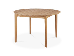 Круглый стол из тикового дерева