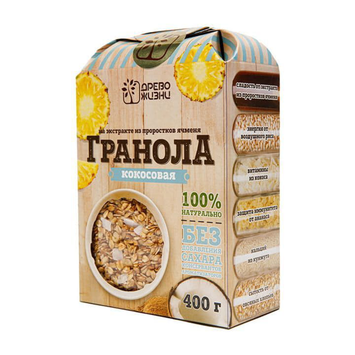 Гранола кокосовая ДРЕВО ЖИЗНИ Santreyd 10160 - Вид №1