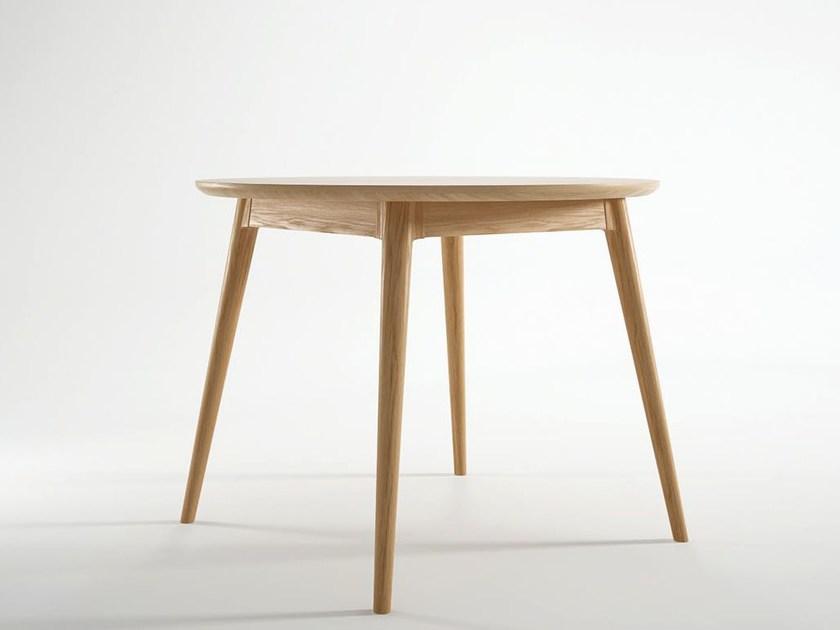 KARPENTER Круглый деревянный стол для гостиной Vintage sun-id-1437693 - Вид №10