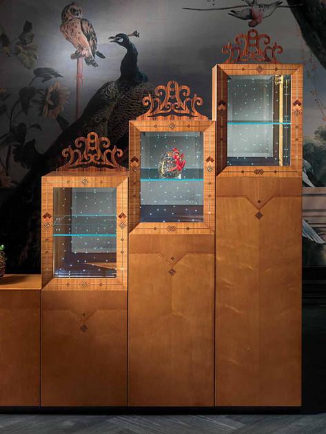 Carpanelli Буфет стеклянный модульный с распашными дверцами Dalì DALI sun-id-1417769 - Вид №6