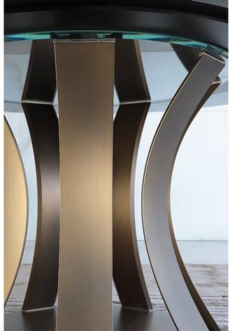 Reflex Круглый обеденный стол из стекла Barrique sun-id-1408634 - Вид №2