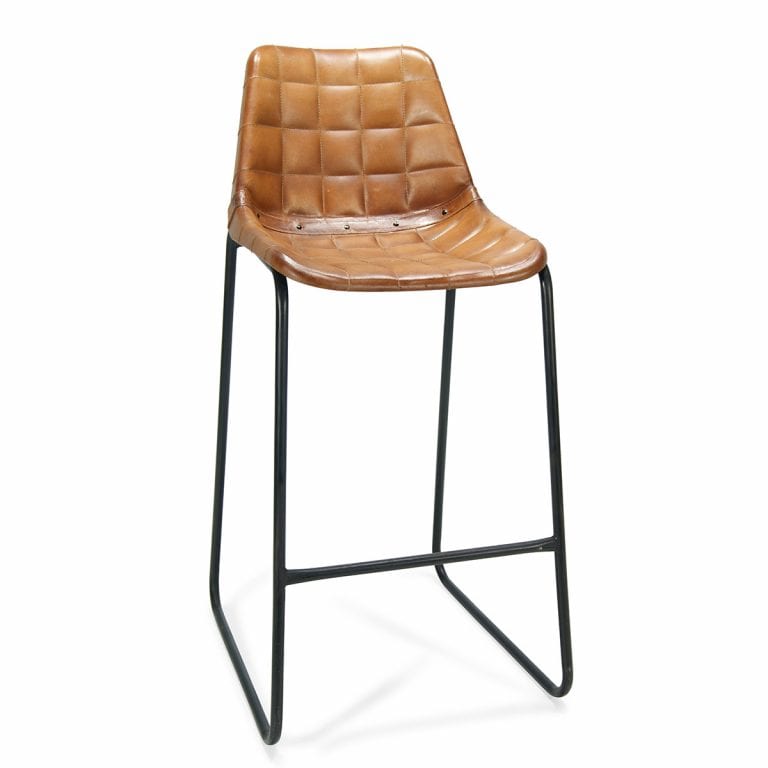 081016 Кожаный стеганый стул Francisco Segarra Mews Santreyd