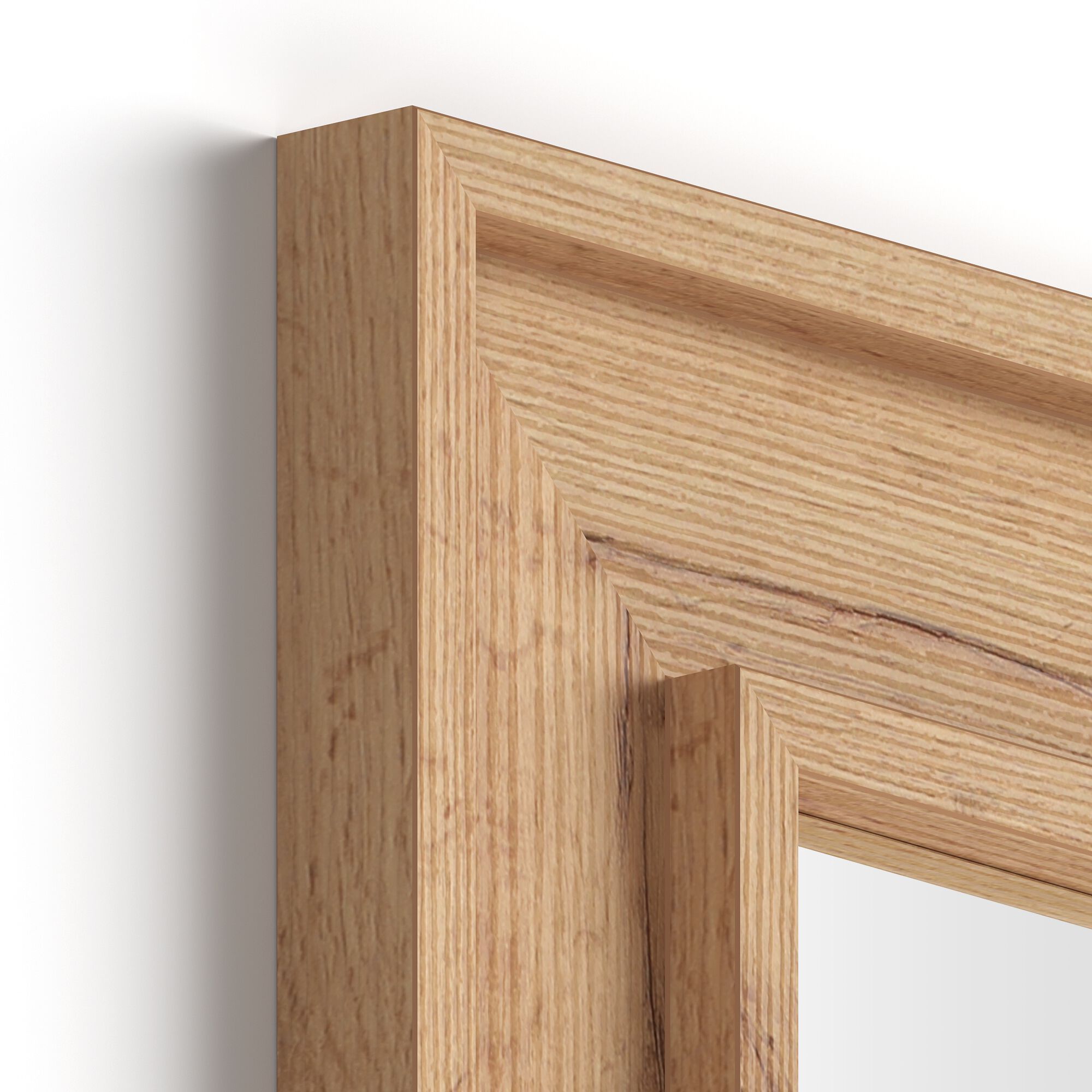 Прямоугольное зеркало в рамке из меламинированной стены Mobili Fiver Angelica ARCH-00075162 - Вид №6